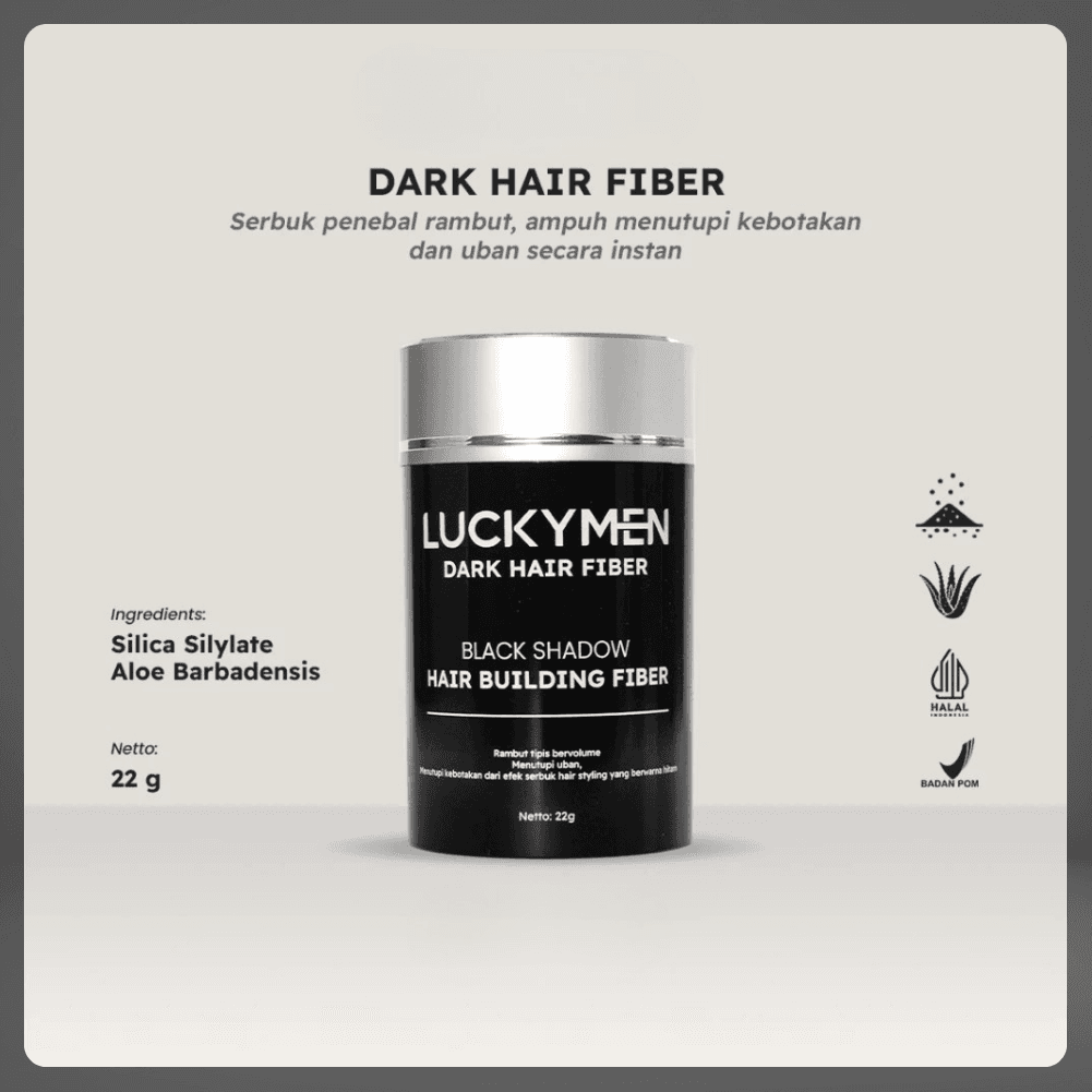 LUCKYMEN Dark Hair Fiber