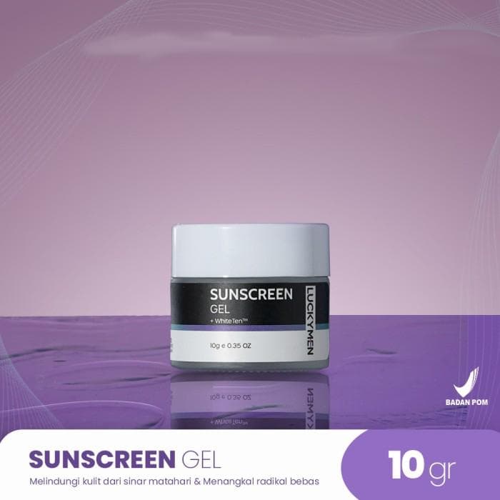 Luckymen Sunscreen Gel - Krim Pelindung Wajah