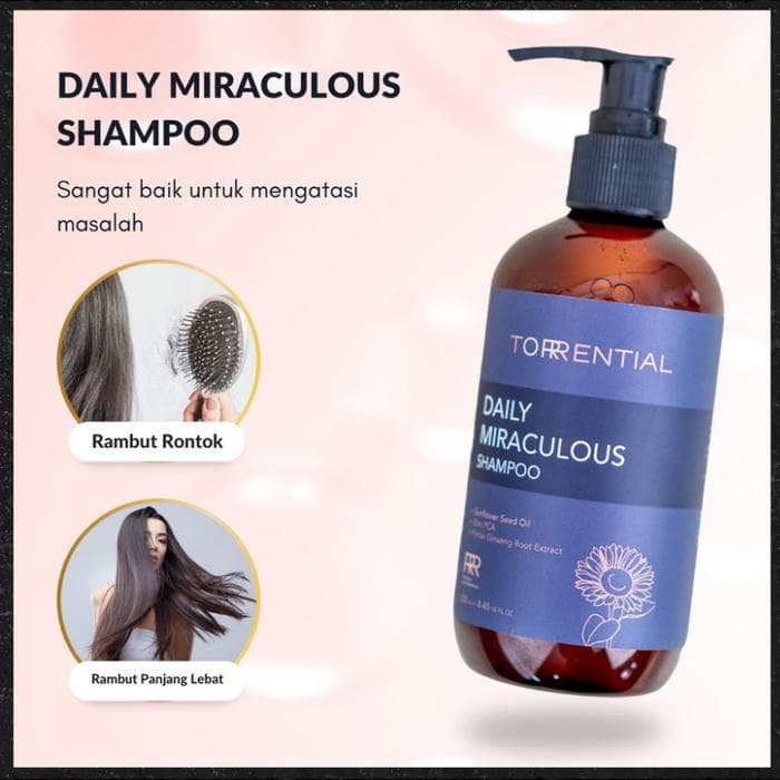 Torrential Daily Miraculous Shampoo Hitam Ketombe